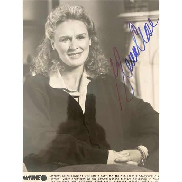 Glenn Close signed photo