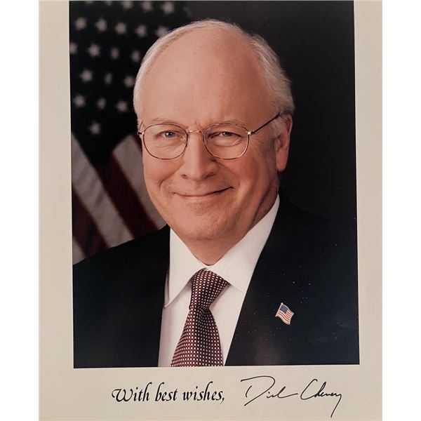Dick Cheney facsimile signed photo