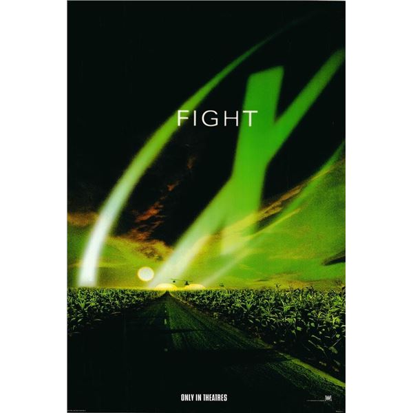 The X-Files original 1997 vintage advance one sheet poster