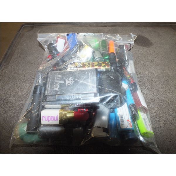 Bag Of Assorted Lighters
