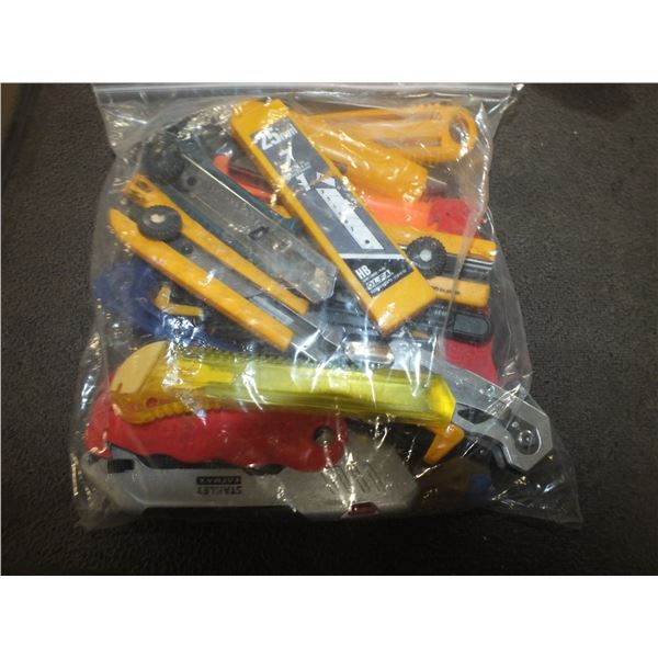 Bag Of Utility Knives