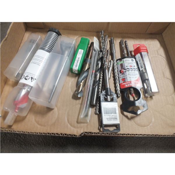 Box Of Assorted Drill Bits