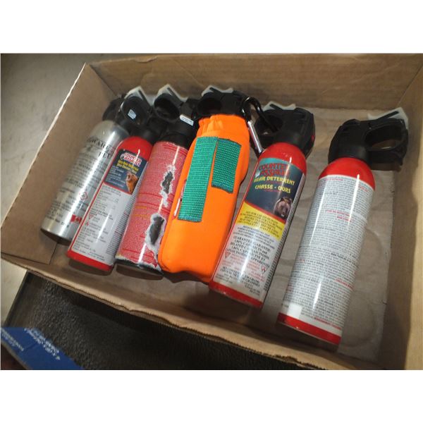 Box Of Assorted Bear Spray