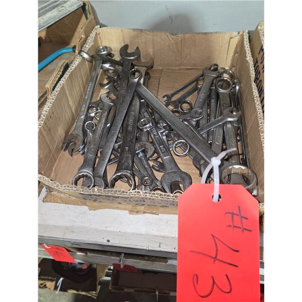 Box Of Assorted Wrenches