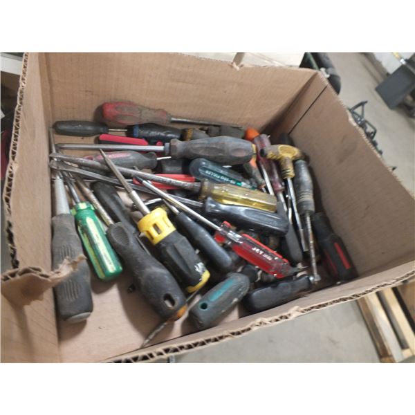 Box Of assorted Screwdrivers