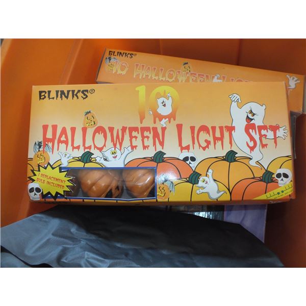 Tote Of Assorted Halloween Lights