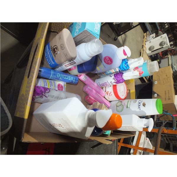 Box Of New Cosmetic & Personal Hygiene Supplies