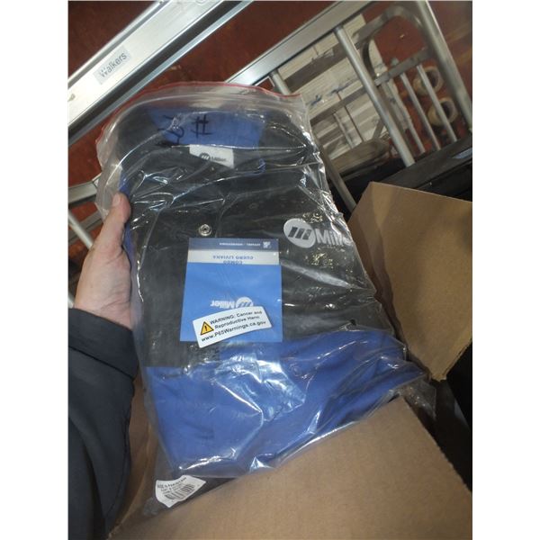 Miller Work Coat & Box of Assorted Work Gloves