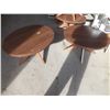 Image 1 : 4 Wooden Oval Tables