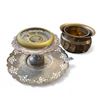 Image 2 : Group of assorted decorative items - glass & brass ashtray, Sheffield Reproduction Steel/Silver stan