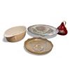 Image 1 : Group of assorted items - Hershey's Kisses 100th Anniversary ceramic chocolate jar, baking dish, dec