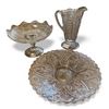 Image 1 : 3pc assorted crystal/glassware