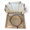 Image 1 : Group of items - 2pc mirror serving trays & McKibbin Drugs Carbon wall mirror