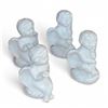 Image 2 : Set of 4 white salt pepper shakers