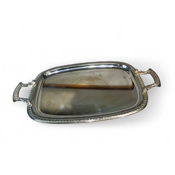 Golden Crown decorative serving tray - approx. 23in