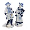Image 1 : Set of a couple porcelain decorative figurines - 8in