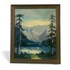 Image 1 : Framed original painting on board signed by artist Polson - approx. 16in x 19in