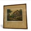 Image 1 : Framed decorative print signed by artist - approx. 17in x 17in