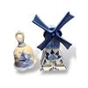 Image 1 : 2pc porcelain bell & windmill decorative pieces