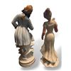 Image 2 : Set of two 9in tall couple figurines porcelain
