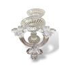 Image 1 : 3pc assorted crystal/glass candle holders