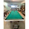 Image 1 : Vintage Simpsons Sears Sports Centre Hallmark Slate Home Pool Table Model No 8' - 74328 with 8 Ball 