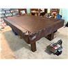 Image 3 : Vintage Simpsons Sears Sports Centre Hallmark Slate Home Pool Table Model No 8' - 74328 with 8 Ball 