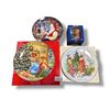 Image 1 : Group of assorted decorative Christmas plates & collectible gift ornament