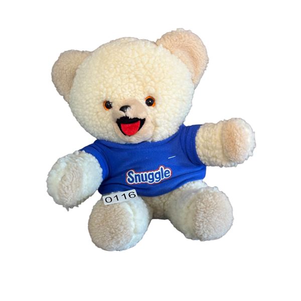 Snuggle Vintage 1986 stuffed toy made for Lever Detergents Limited - Made in Korea