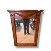 Image 1 : Framed solid wood wall mirror - approx. 31 1/2in wide x 44in