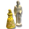 Image 2 : 3pc assorted porcelain vintage cologne bottles