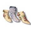 Image 2 : Group of assorted porcelain decorative miniature shoes