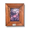 Image 1 : Wooden framed Deer photograph - 9in x 11in