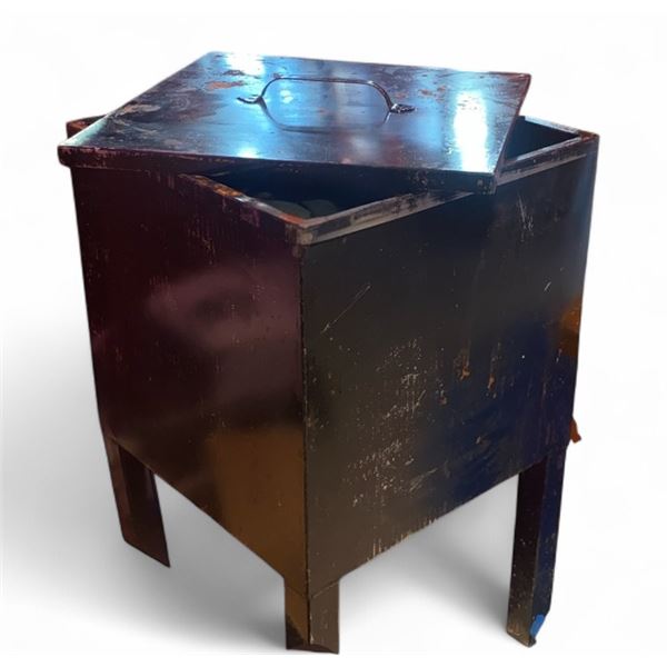 BBQ coal metal containers
