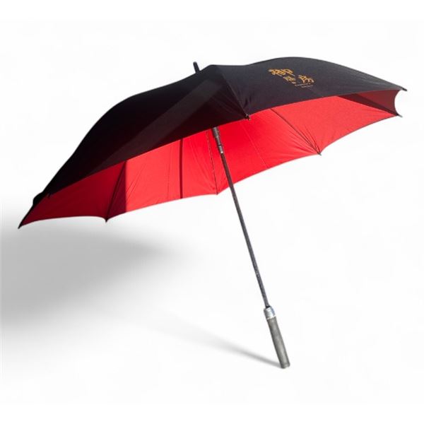 Umbrella stand with new large umbrellas