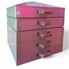 Image 1 : Commercial large stackable steam trays with 4 lids