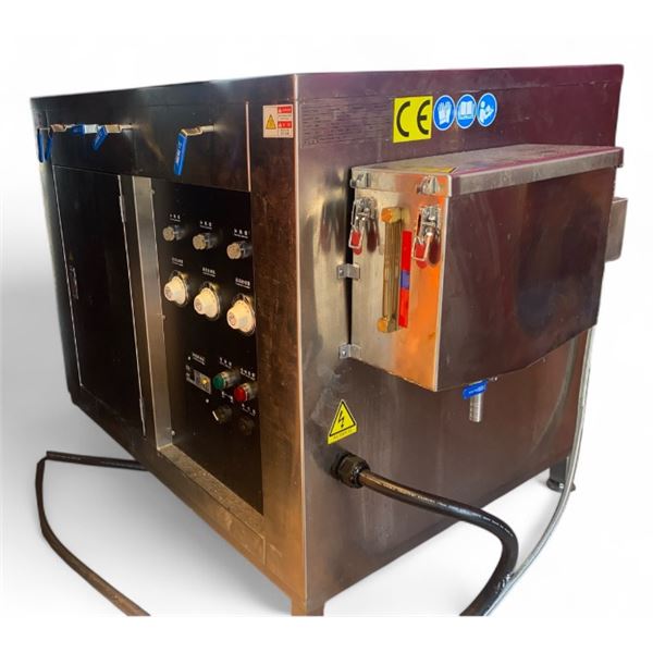 Commercial electric dumpling steamer model 500E-6 - approx. 45in x 32in x 36in