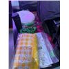 Image 2 : Group of assorted new camping items - folding storage box, wagon, frisbee, camping cup etc.