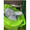 Image 2 : Large group of assorted aluminum cupcake molds