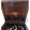 Image 8 : Antique Orthophonic Victrola Wind Up Gramophone with 2 records - working condition (approx. 36in x 1