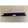 Image 1 : 3pc black wall shelves - 23 1/2in length