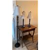 Image 1 : Set of 2 table lamps & 1 floor lamp