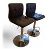 Image 1 : Set of 2 contemporary counter stools