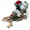 Image 2 : Group of assorted decorative vases with artificial plants etc.