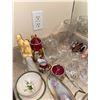 Image 4 : Large group of assorted decorative items - crystalware, porcelain, vintage perfume bottles etc.