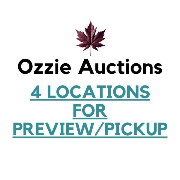 There are 4 locations for this auction: 1) Lots 1 to 150 are located at 12021 188a St Pitt Meadows,