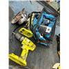 Image 1 : Toolbag w/Hercules Cordless Drill, Electric Grinder, Ryobi Cordless Tools