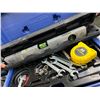 Image 2 : Toolforce Plastic Toolbox w/Some Tools/Level