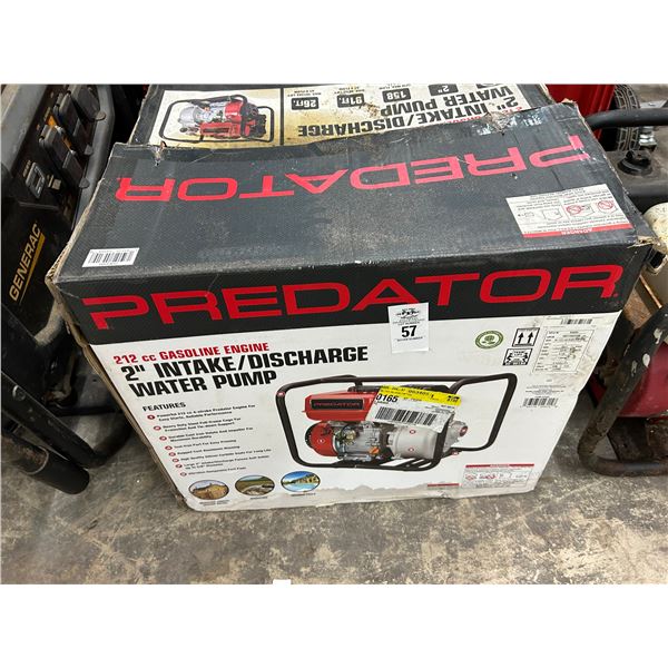 Predator Gas 2" Water Pump in Box