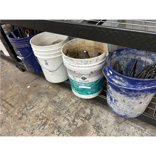 Buckets 4  w/SS  Allthread/Hardware